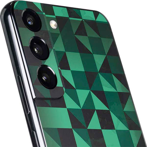 Black & Green Galaxy S22 Plus Skin